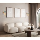 Italux WL-30263-1B-BRO-AMB nástenné svietidlo Busco E27