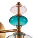 Italux WL-30263-1B-BRO-SG nástenné svietidlo Busco E27