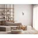 Italux WL-33574-1-CF nástenné svietidlo Filano | 5W G9 | hnedá | opálová