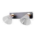 Italux WL-34393-2-BK-HBR LED bodové stropné svietidlo Orella | 8W LED | 466lm | 3000K