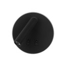 Italux WL-53742-1-BK LED bodové nástenné svietidlo Furla | 8W LED | 516lm | 3000K