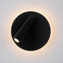 Italux WL-53742-1-BK LED bodové nástenné svietidlo Furla | 8W LED | 516lm | 3000K