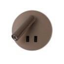 Italux WL-53742-1-CF LED bodové nástenné svietidlo Furla | 8W LED | 516lm | 3000K