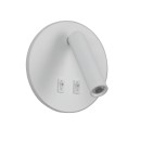 Italux WL-53742-1-WH LED bodové nástenné svietidlo Furla | 8W LED | 516lm | 3000K