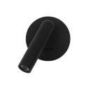 Italux WL-64834-1-BK LED bodové nástenné svietidlo Carda | 3W LED | 164lm | 3000K