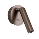 Italux WL-64834-1-CF LED bodové nástenné svietidlo Carda | 3W LED | 164lm | 3000K