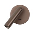 Italux WL-64834-1-CF LED bodové nástenné svietidlo Carda | 3W LED | 164lm | 3000K