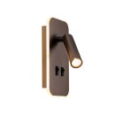 Italux WL-83957-1-GD LED bodové nástenné svietidlo Doria | 8W LED | 559lm | 3000K