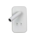 Italux WL-83957-1-WH LED bodové nástenné svietidlo Doria | 8W LED | 559lm | 3000K
