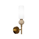 Italux WL-95331-1-BRSS nástenné svietidlo Santos G9