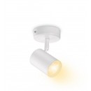 WiZ 8719514551756 LED stropné bodové svietidlo Imageo 1x5w | GU10 | 345lm | 2700-6500K - stmievateľné, biela