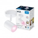 WiZ 8719514551954 LED stropné bodové svietidlo Imageo 1x5w | GU10 | 350lm | 2200-6500K | RGB - stmievateľné, biela