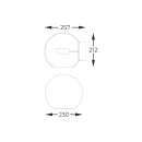 Zuma Line 003064-028137 LED nástenné svietidlo ENCELADUS integrovaný LED zdroj