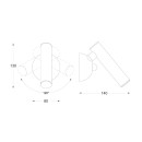 Zuma Line 003064-009132 LED bodové nástenné svietidlo LOYA integrovaný LED zdroj