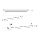 Zuma Line 003064-028265 LED nástenné svietidlo PARKS integrovaný LED zdroj