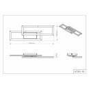 Globo 67381-16 LED prisadené stropné svietidlo WILTON | 16W integrovaný LED zdroj | 1070lm | 3000/4000/6000K