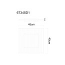 Globo WOODY 67345D1 LED prisadené stropné svietidlo | 36W LED | 1750lm | 3000K