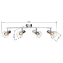 Globo 54802-4 prisadené nástenné či stropné bodové svietidlo Xara I 4x40W | E14 - chróm