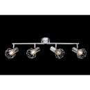 Globo 54802-4 prisadené nástenné či stropné bodové svietidlo Xara I 4x40W | E14 - chróm