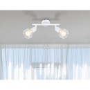 Globo 54802W-2 prisadené stropné svietidlo Xara 2x40W | E14 - biela