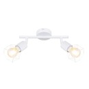 Globo 54802W-2 prisadené stropné svietidlo Xara 2x40W | E14 - biela