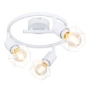 Globo 54802W-3 prisadené stropné svietidlo Xara 3x40W | E14 - biela