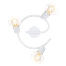 Globo 54802W-3 prisadené stropné svietidlo Xara 3x40W | E14 - biela