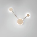 Luce Ambiente Design ETERE-PL2 ORO LED prisadené stropné svietidlo ETERE | 10W integrovaný LED zdroj | zlatá
