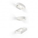 Ideal Lux 115191 LED nástenné svietidlo Zed Square Bianco 1x5W - biele štvorcové