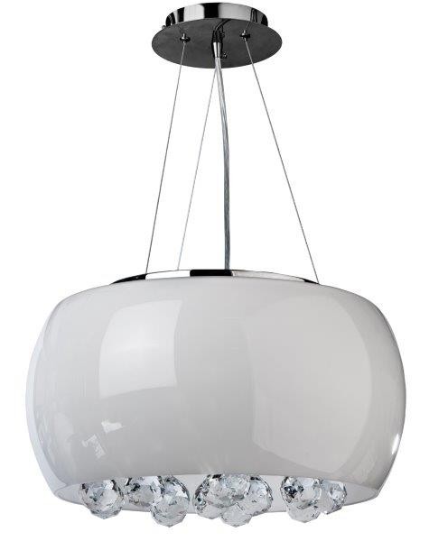 Azzardo AZ0702 závesné / prisadené stropné svietidlo Quince 50 6x40W | G9 | IP20 - biela