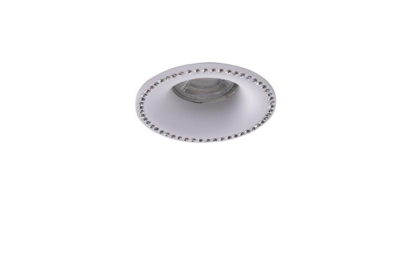 Azzardo AZ2738 zápustné stropné svietidlo Adamo Midst Diamond 1x50W | GU10 | IP20 - biela