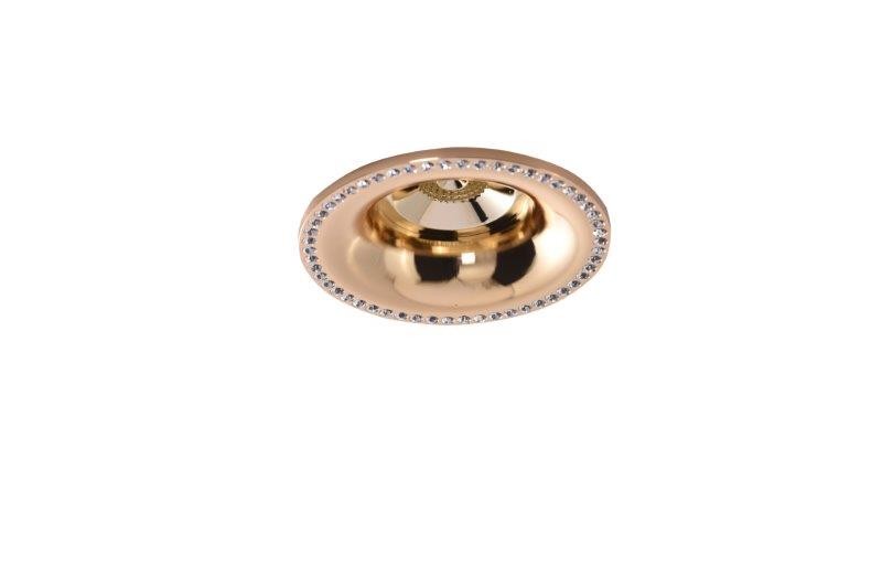Azzardo AZ2740 zápustné stropné svietidlo Adamo Midst Diamond 1x50W | GU10 | IP20 - zlatá