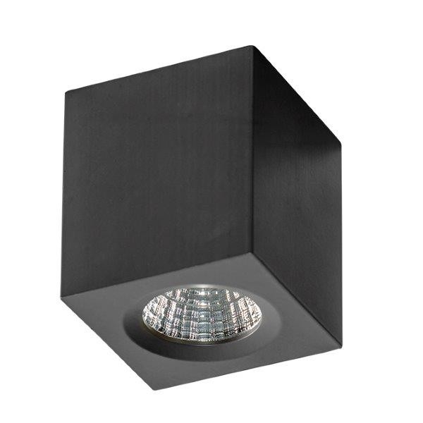 Azzardo AZ2787 LED prisadené stropné bodové svietidlo Nano Square 1x5W | 420L | 3000K | IP20 - čierna