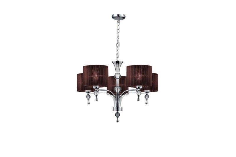 Azzardo AZ2901 závesné stropné svietidlo Impress 5 5x60W | E27 | IP20 - hnedá