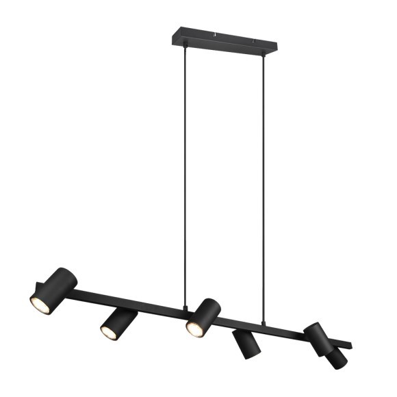 Trio 302400632 závesné bodové stropné svietidlo Marley 6x35W | GU10 - čierna