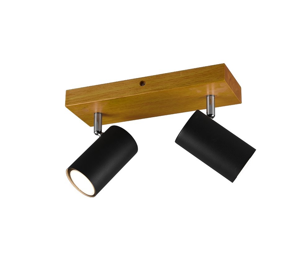Trio 812400232 prisadené stropné bodové svietidlo Marley 2x35W | GU10 - čierna