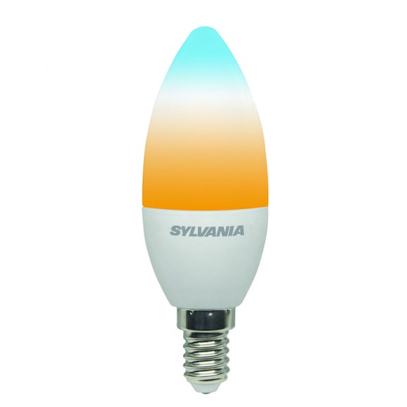 Sylvania 0028903 LED inteligentná žiarovka 1x5W | E14 | 470lm | 2700-6500K- stmievateľná,Wi-Fi, biela