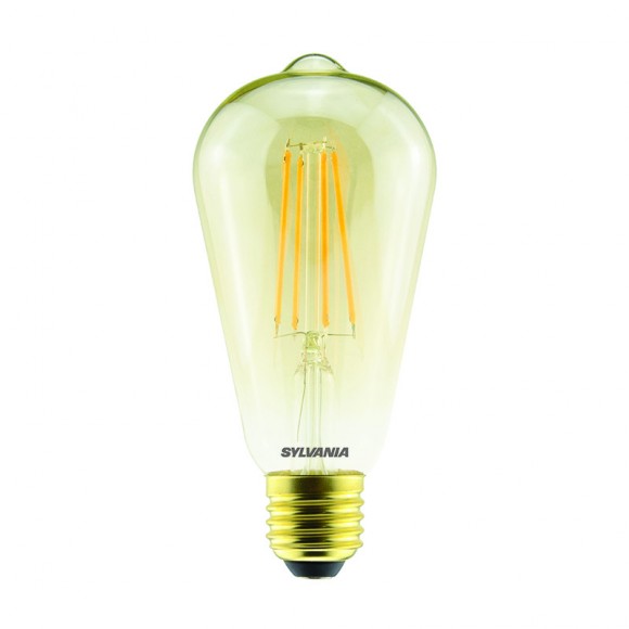 Sylvania 0029307 LED žiarovka filament 1x6W | E27 | 560lm | 2500K- stmievateľná, zlatá