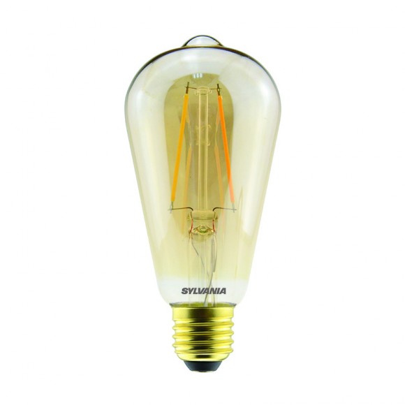 Sylvania 0029310 LED žiarovka filament 1x4,5W | E27 | 420lm | 2500K- zlatá