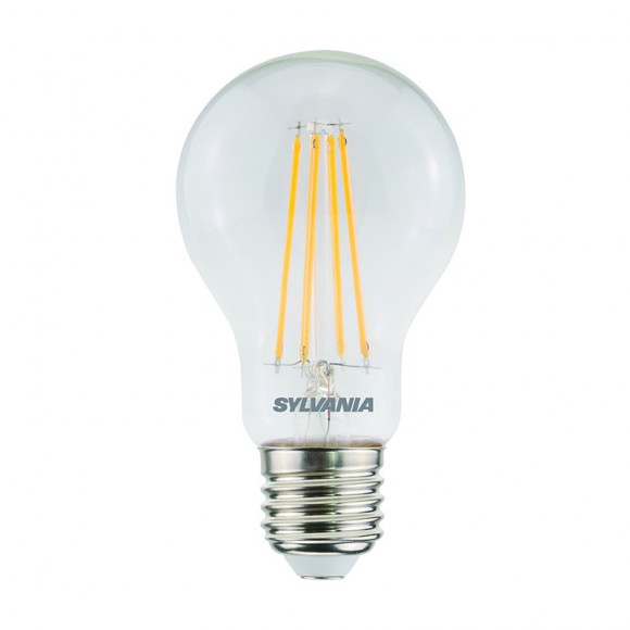 Sylvania 0029327 LED žiarovka filament 1x7W | E27 | 806lm | 2700K- číra