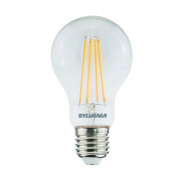 Sylvania 0029329 LED žiarovka filament 1x7W | E27 | 806lm | 4000K- číra