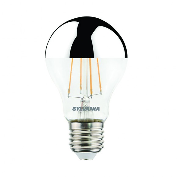Sylvania 0029342 LED žiarovka filament 1x4,5W | E27 | 400lm | 2700K- strieborná
