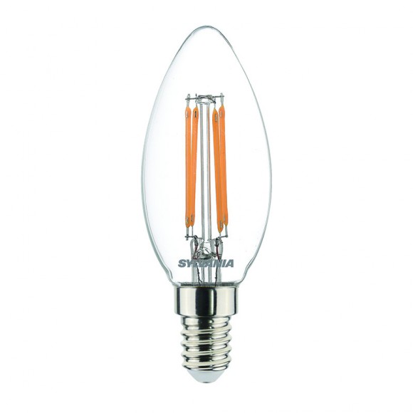 Sylvania 0029373 LED žiarovka filament 1x4,5W | E14 | 470lm | 2700K- číra