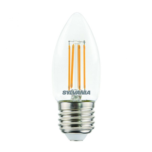 Sylvania 0029374 LED žiarovka filament 1x4,5W | E27 | 470lm | 2700K- číra