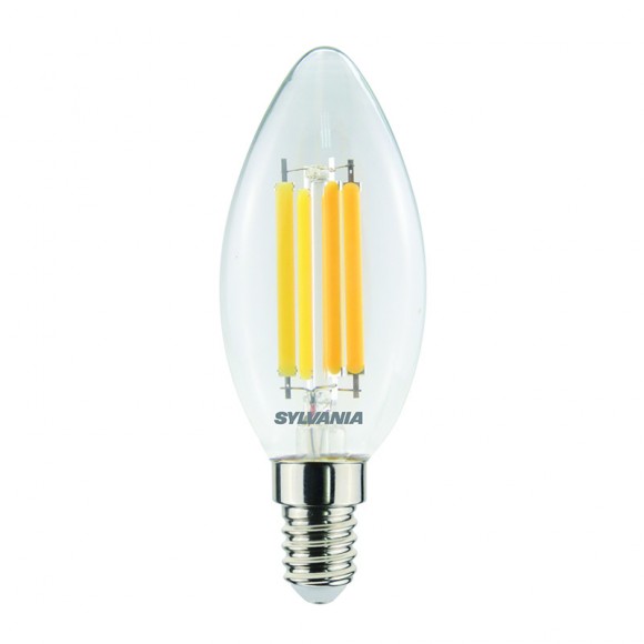 Sylvania 0029376 LED žiarovka filament 1x6W | E14 | 806lm | 2700K- číra