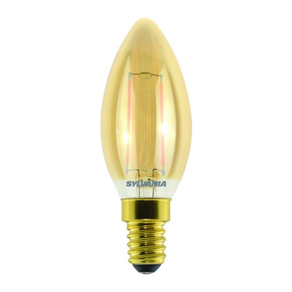 Sylvania 0029488 LED žiarovka filament 1x2,5W | E14 | 225lm | 2500K- zlatá
