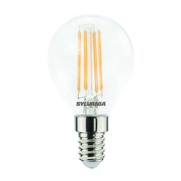 Sylvania 0029490 LED žiarovka filament 1x4,5W | E14 | 470lm | 2700K- stmievateľná, číra