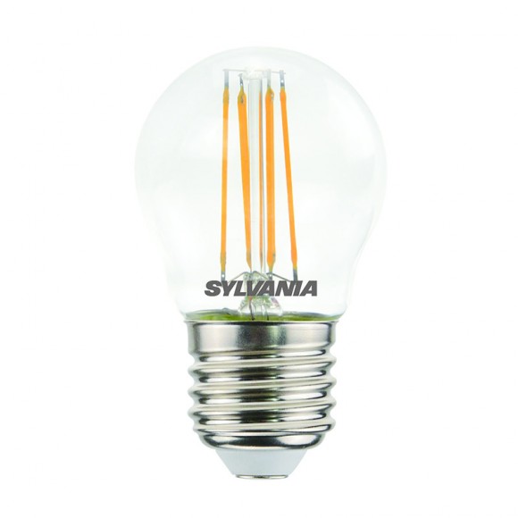 Sylvania 0029491 LED žiarovka filament 1x4,5W | E27 | 470lm | 2700K- stmievateľná, číra