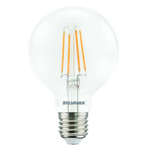 Sylvania 0029543 LED žiarovka filament 1x4,5W | E27 | 470lm | 2700K- číra