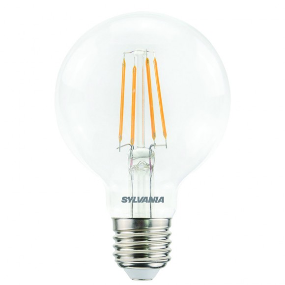 Sylvania 0029544 LED žiarovka filament 1x6W | E27 | 640lm | 2700K- číra